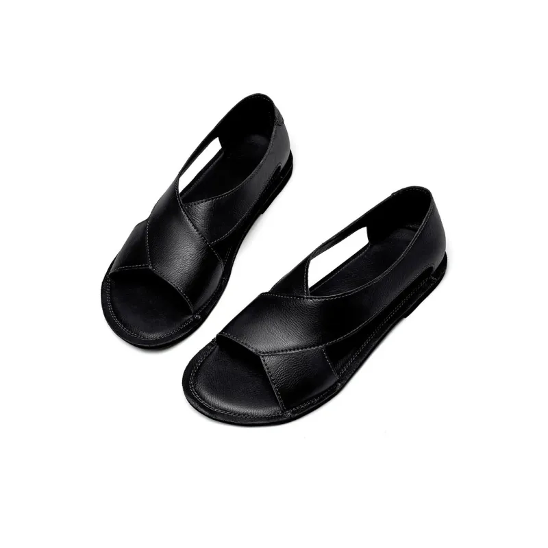 Yalu Beach Sandals Men Black/Brown-3