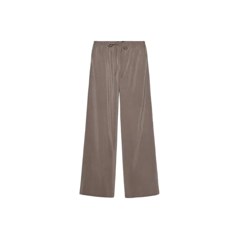 ZARA Casual Pants Women's Chocolates Brown-0