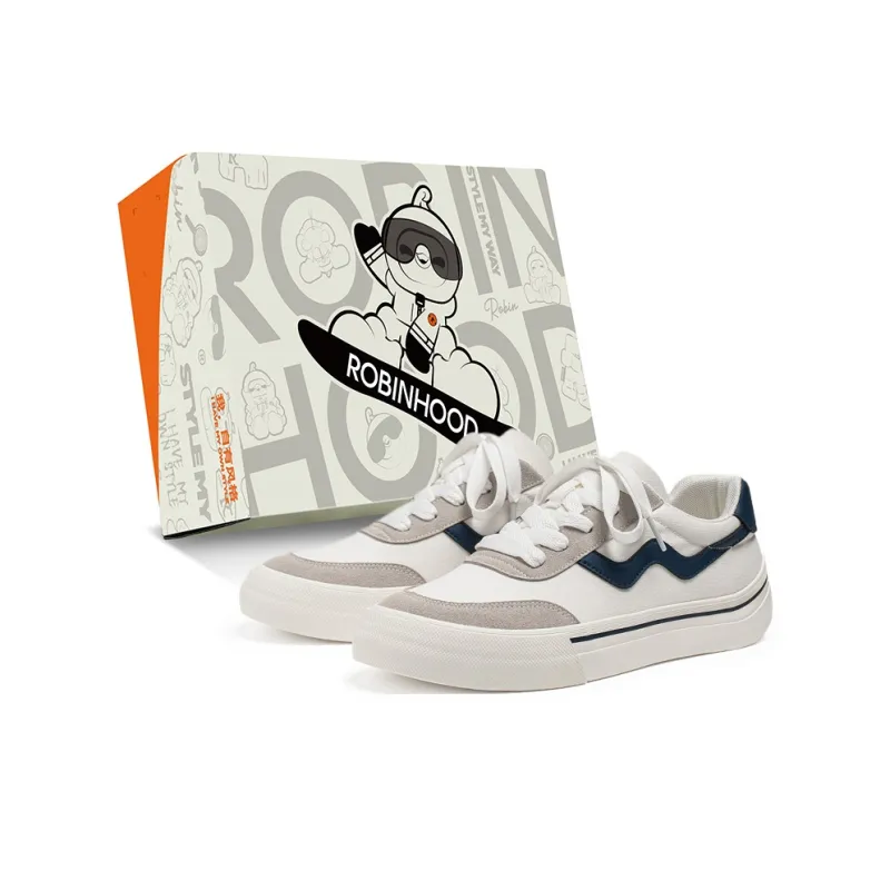 ROBINHOOD Slip Resistant, Abrasion Resistant, Breathable, Lightweight Coverage Low Top Canvas Shoes Men's-7