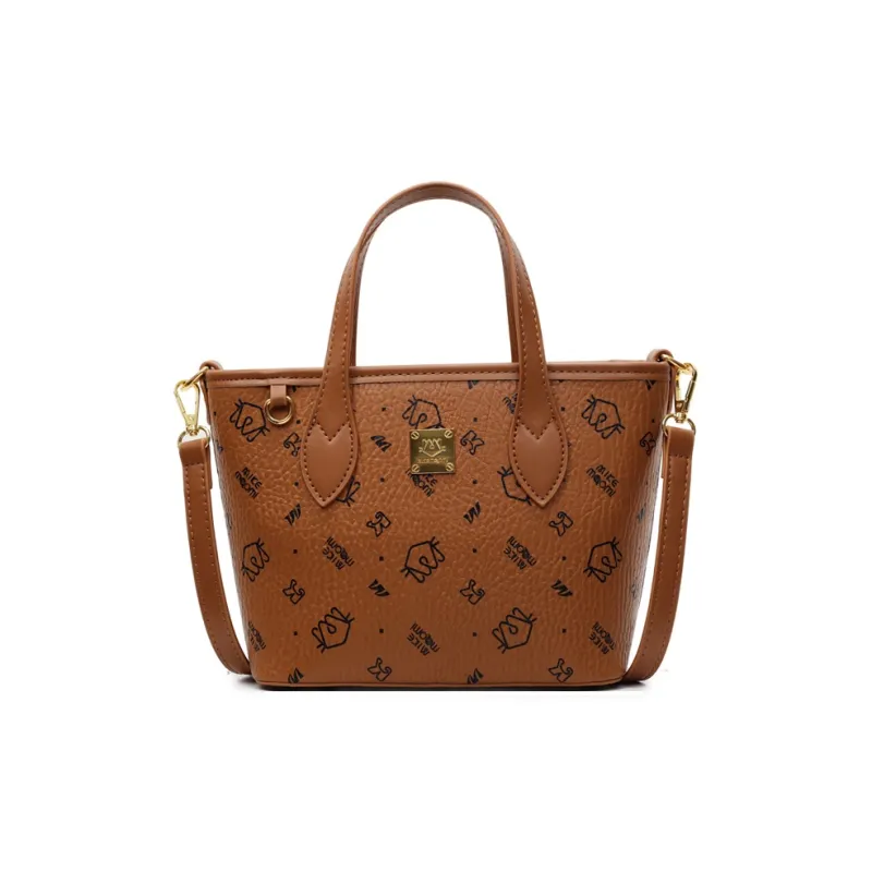 Teddy Bear Collection PU Tote Crossbody One Shoulder Handbag Women's Multicolor-6