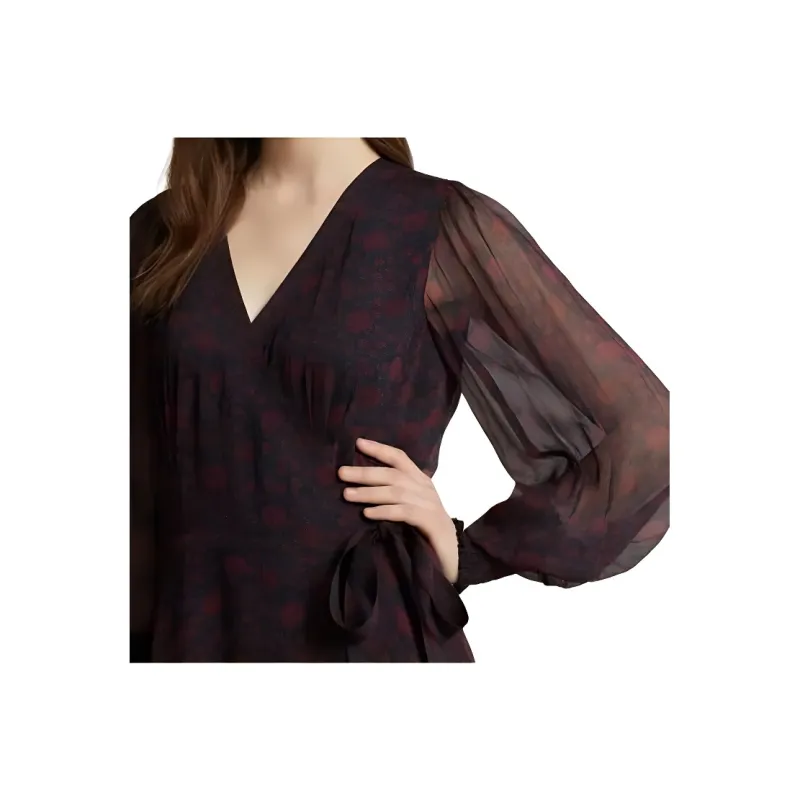 Polo Ralph Lauren Floral print Wrap Midi Dress-3