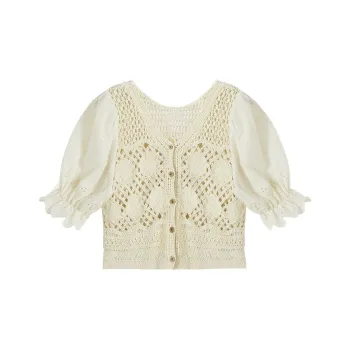 XIANGYING Knitwear Women's Beige
