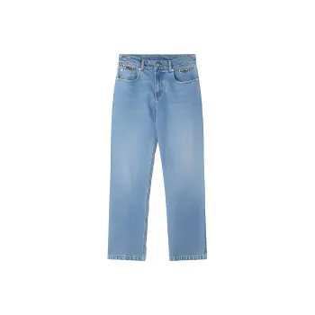 Stella McCartney Low Rise Logo Patch Jeans