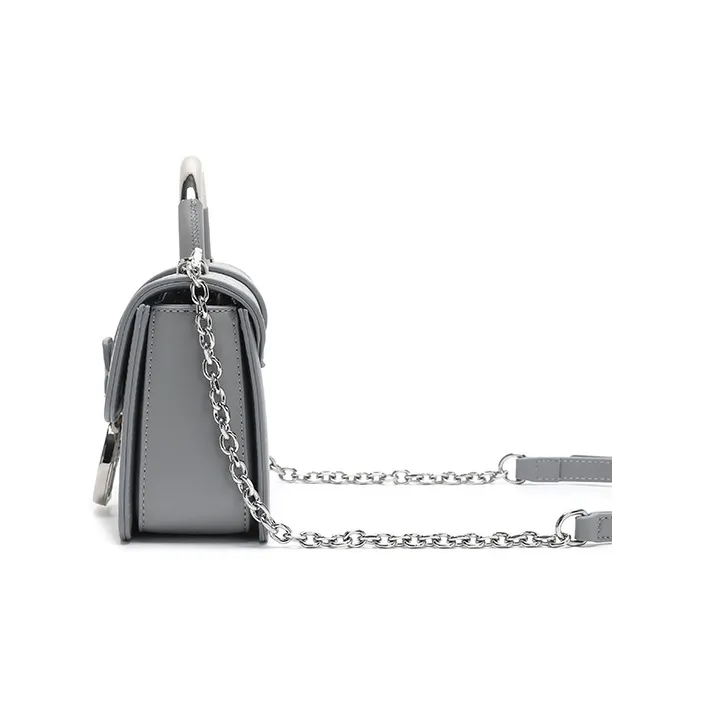 SEPTWOLVES PU Crossbody One Shoulder Handbag Regular Women's Gray-3