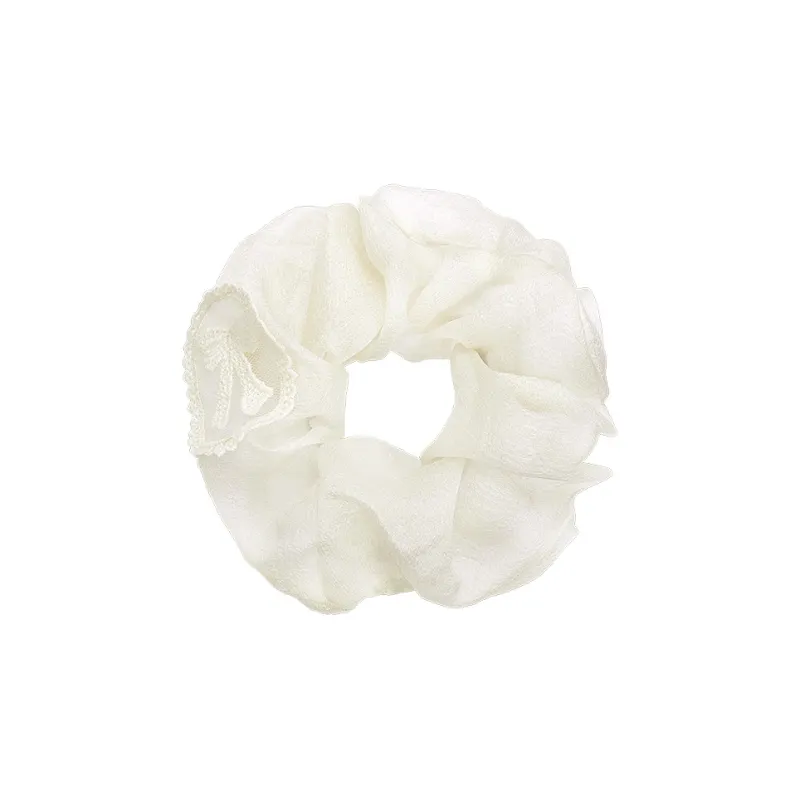 ROYALSASA Silk Chiffon Hair Tie Women's-4