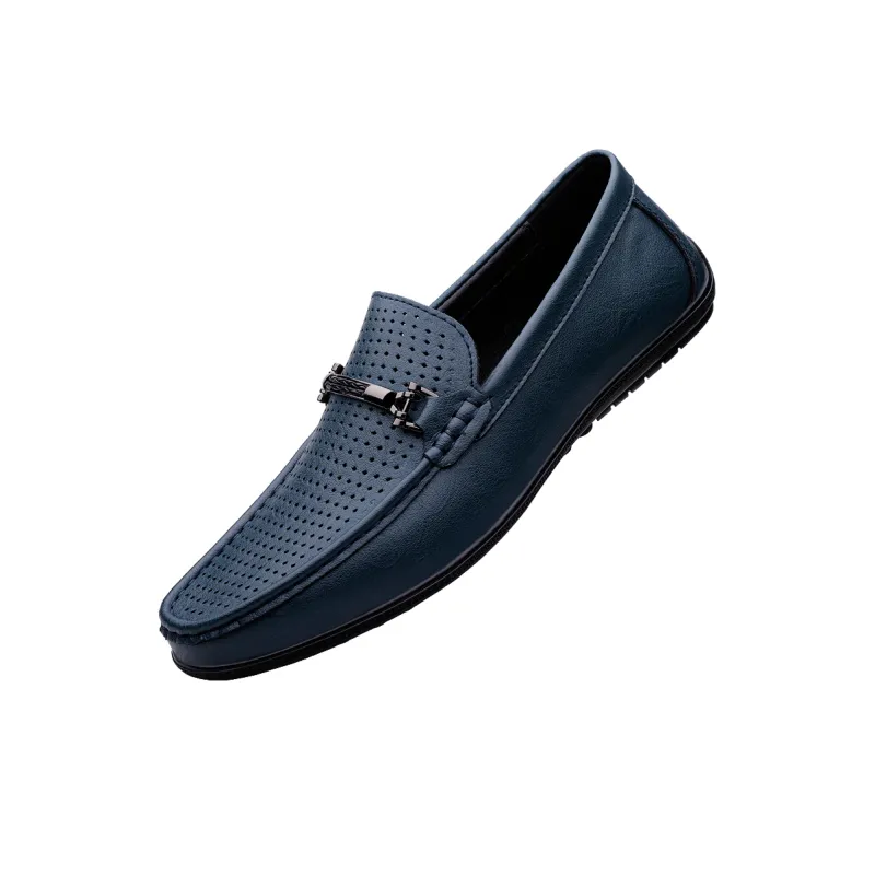 BAGE Gommino Loafers Unisex Black-10