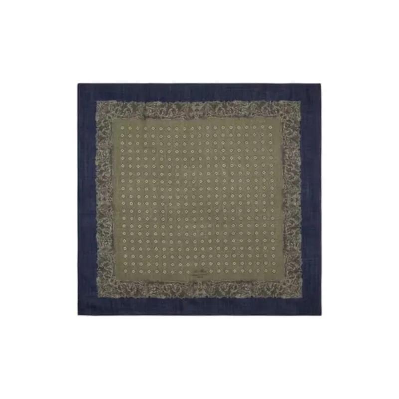 Loro Piana 100% Wool Silk Scarves Men's Multicolor-6