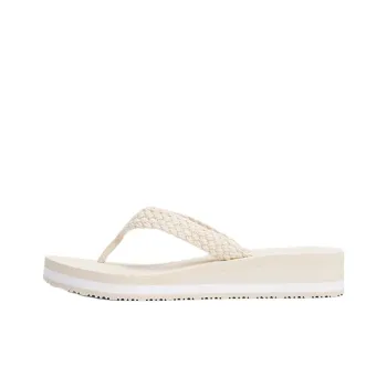 Tommy Hilfiger TH Monogram EVA Abrasion Resistant Flip Flops Women's Beige