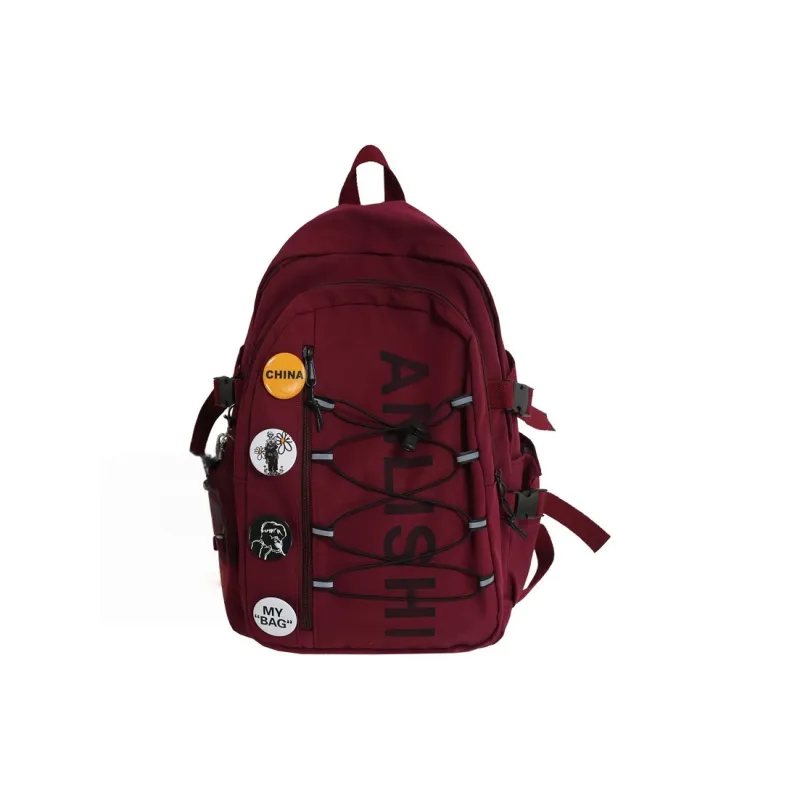 Vack Nylon Backpack Unisex Multicolor-10