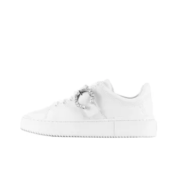Stuart Weitzman/SW Gatsby Low Top Skateboard Shoes Women's White