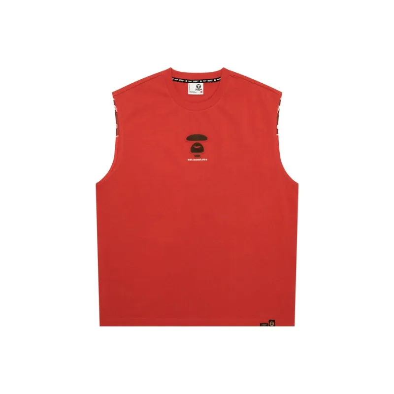 Aape Logo embroidered Tank-2