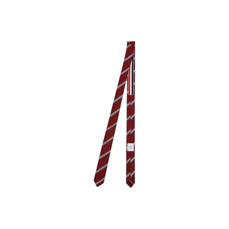THOM BROWNE· Silk Ties Men's Red-1