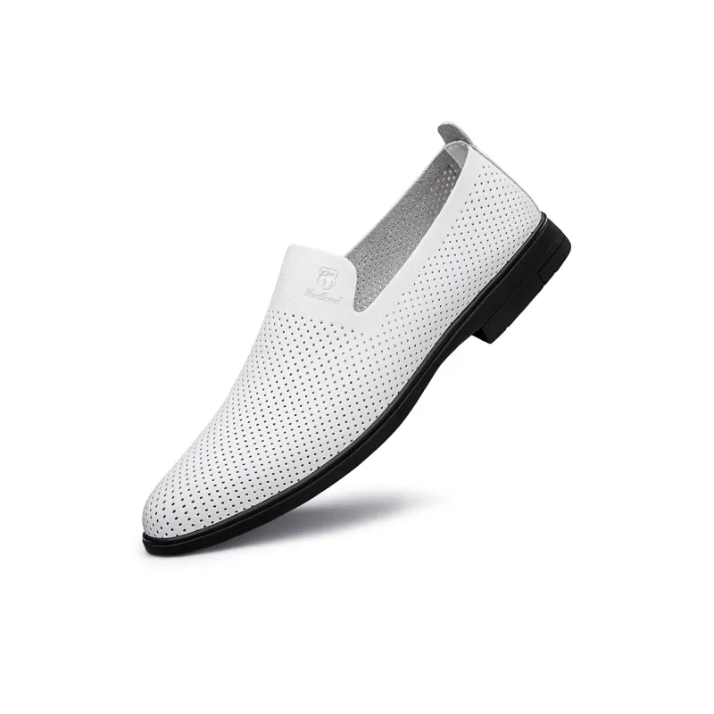 VanCamel Dress Shoes Men Low Top Black/White/Blue/Gray/Black Cut Out/White Cut Out-17