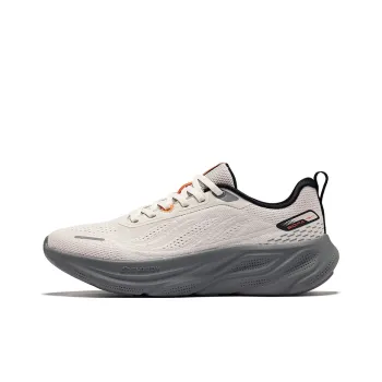 Erke Cushioning, Breathable, And Resilient Design Low Top Casual Running Shoes Men's Pumice Gray