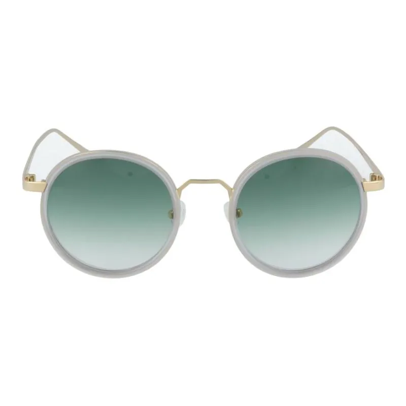 EPOS Metal Round Sunglasses Women's Gold-0