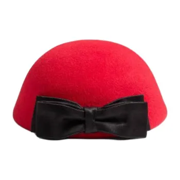 Valentino Metal Fabric Hats & Caps Unisex Red