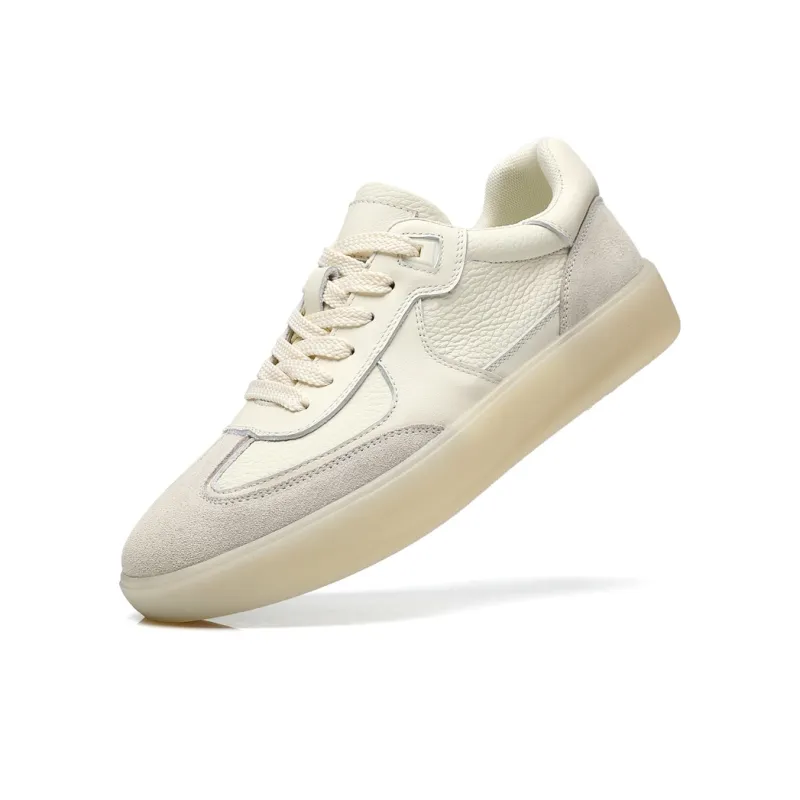 POPULAR ROUSE PR Low Top Skateboard Shoes Men's Beige-2