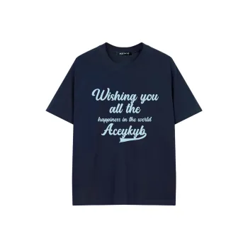 YK&YB T Shirts Unisex Navy Blue