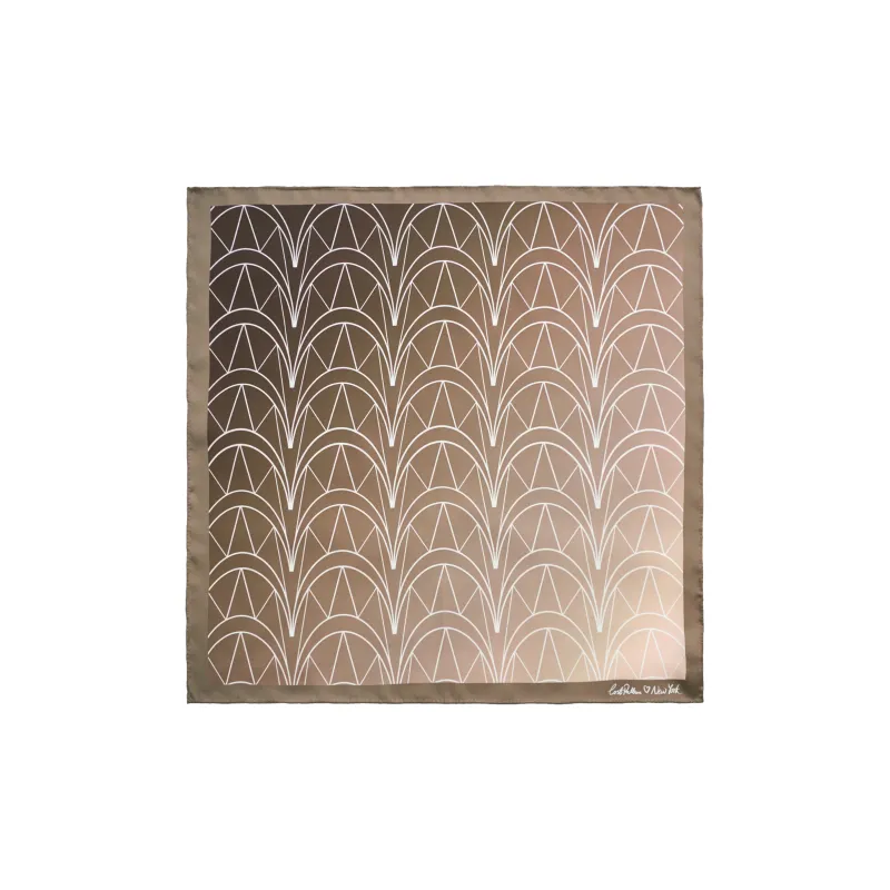 LOST PATTERN Mulberry Silk Scarves Unisex-8