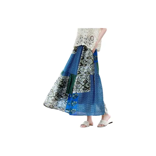 Still Quiet Casual Long Skirt Women's