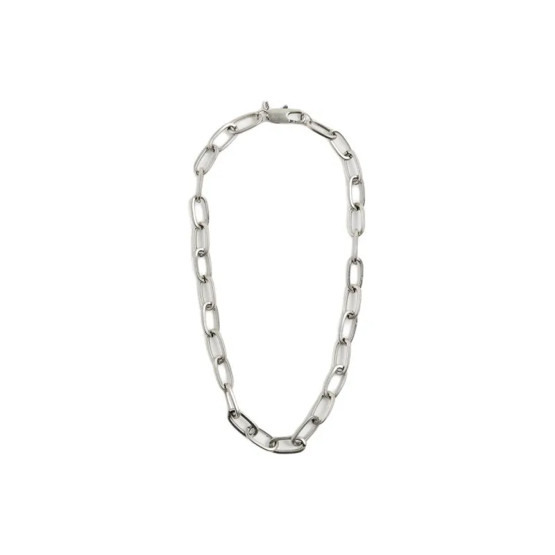 ZARA Metal Necklaces Men's Silver-0