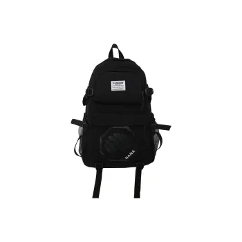 Wolfhorse Nylon Backpack Unisex Black/Black With White/Black With Blue/Black With Green