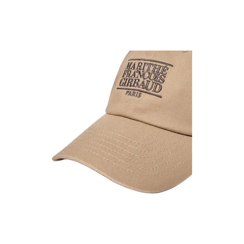 MARITHE FRANCOIS GIRBAUD Cotton Baseball Caps Unisex Dark Beige-1