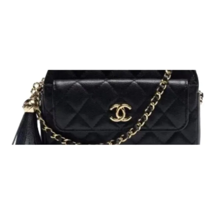 CHANEL Diamond Pattern Camera Bag, Shoulder Bag Women's Black-1