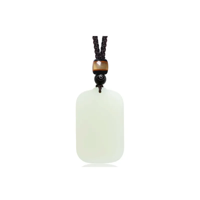 MARY WINDSOR Hetian Jade Pendants Pale Greenish White Jade Unisex-0