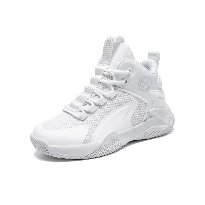 LONGDUIZHANG Cushioning, Slip Resistant, Abrasion Resistant, Support, Breathable High Top Basketball Shoes Unisex-10