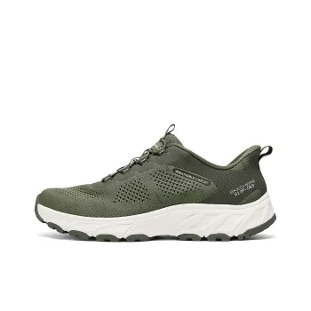 Skechers OUTDOOR MENS Wear Resistant Low Top Outdoor Shoes Men's Olive Green
