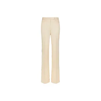 TOM FORD Lustrous Barathea Tailored Tuxedo Wide Leg Pants