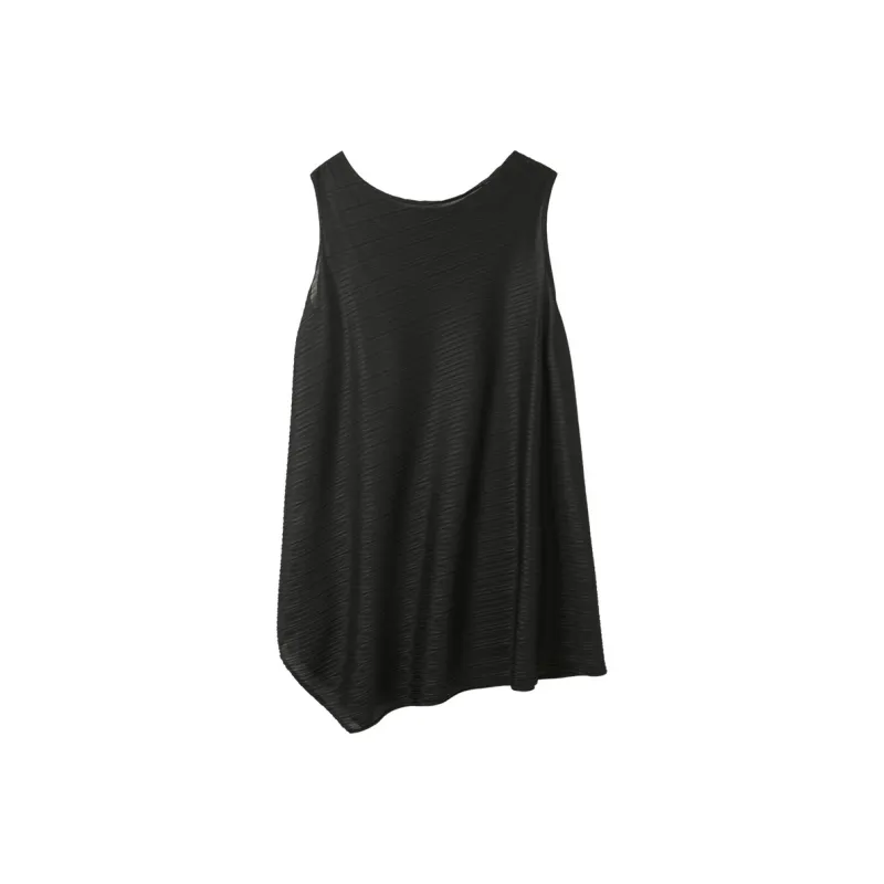 3COLOUR Chiffon Shirts Women's Classic Black-1