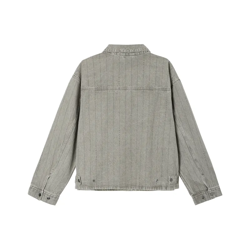 Jordan A Maniére Collaboration Jackets Coats Unisex Asphalt Gray-1