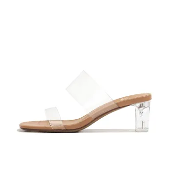 Old Meow Slip Resistant Slide Slippers Women's Nude