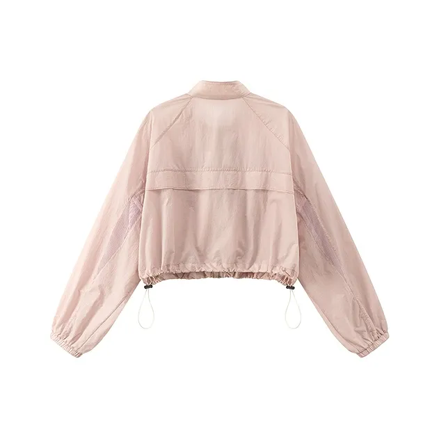 CHUU Cropped Coats Women's Gray Pink-0