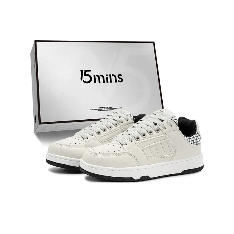 15 MINS Shock Absorbers Low Top Skateboard Shoes Unisex-9