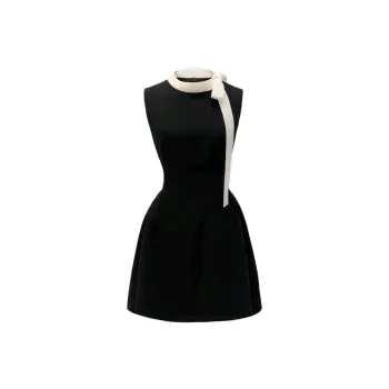 ETSE Sleeveless Dresses Women's Black