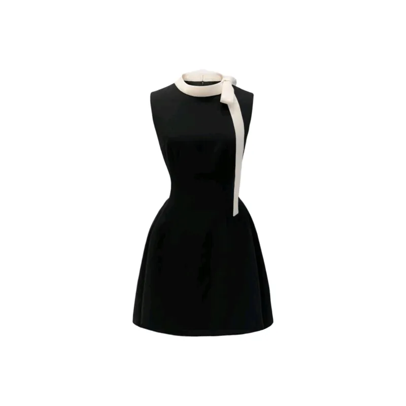 ETSE Sleeveless Dresses Women's Black-0