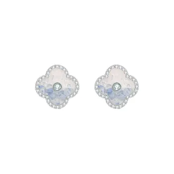 Lady Go Copper Alloy Stud Earrings Women's