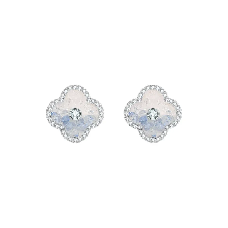 Lady Go Copper Alloy Stud Earrings Women's-4