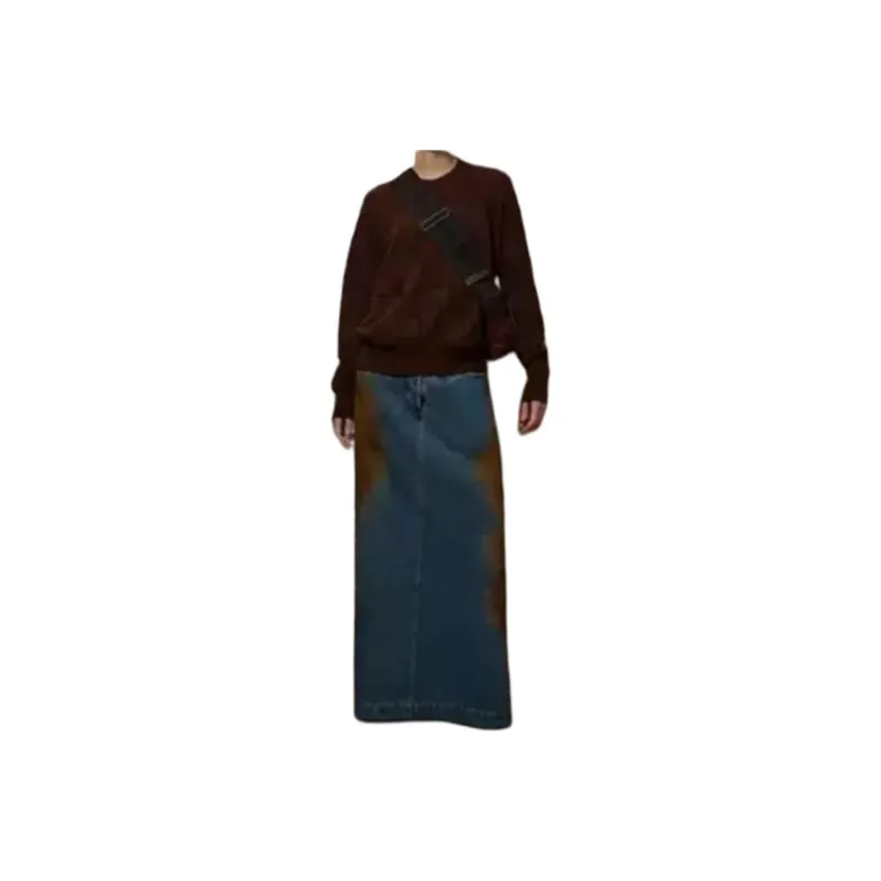 UMA WANG Distressed effect Full Skirt-3
