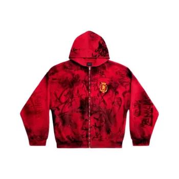 Balenciaga Sweatshirt Unisex Red