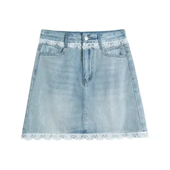 YINLEI Denim Short Skirts Women's