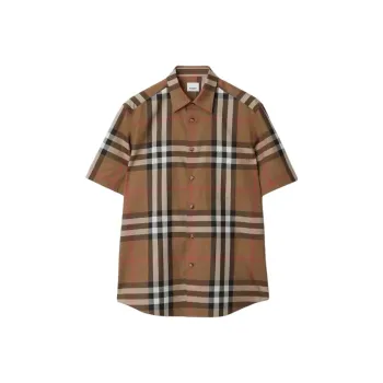 Burberry Shirts Men Brown