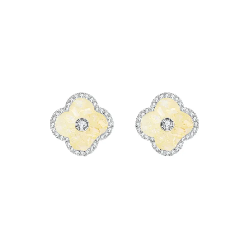 Lady Go Copper Alloy Stud Earrings Women's-0