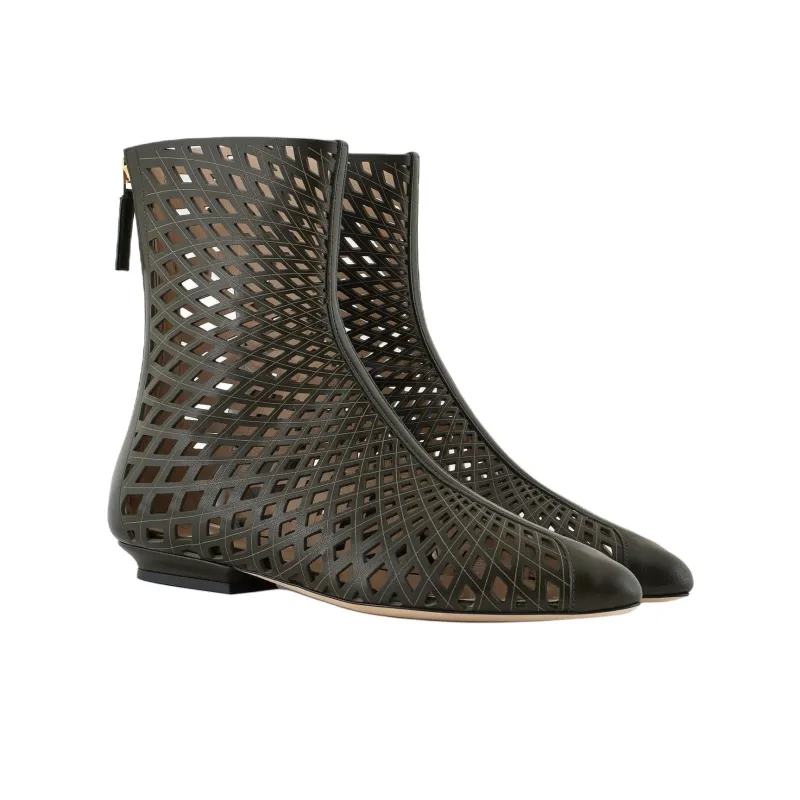 AMANI Ankle Boots 3.5cm Women's Brown-2