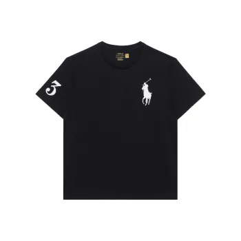 Polo Ralph Lauren SS23 Men's Embroidery Crew Neck Short Sleeve T Shirt Black