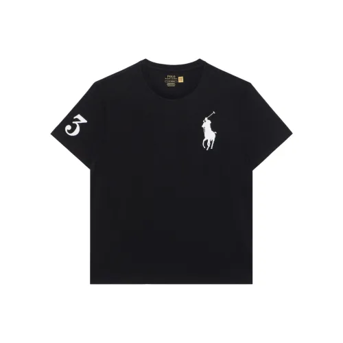 Polo Ralph Lauren SS23 Men's Embroidery Crew Neck Short Sleeve T Shirt Black