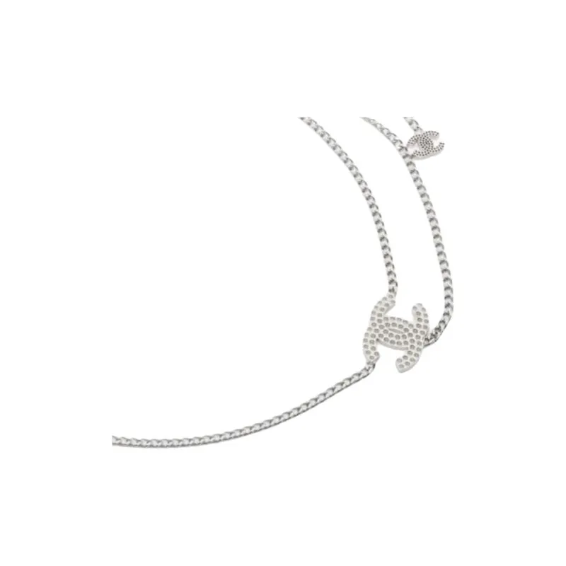 CHANEL 1986 1988 Cc Logo Chain Belt-1
